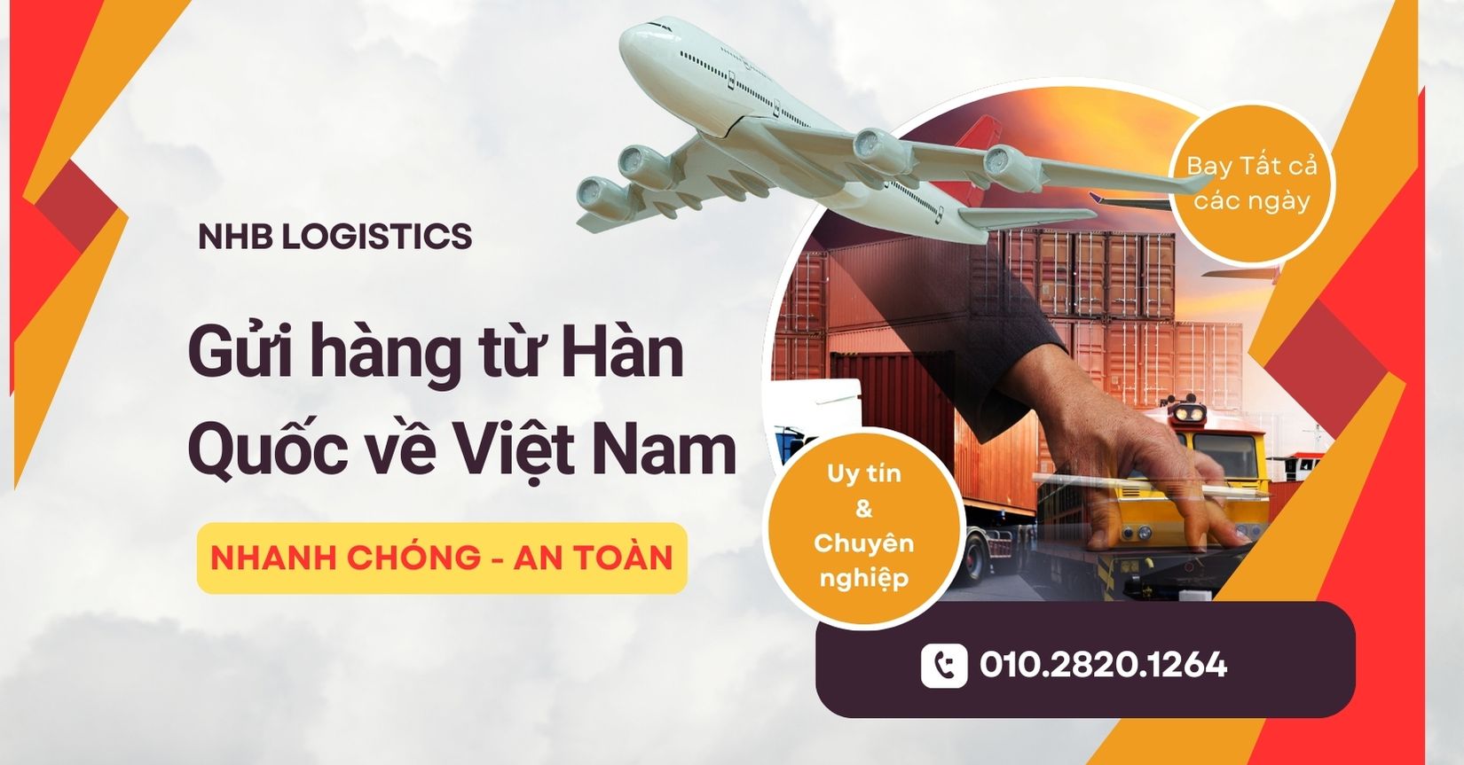 Gửi hàng từ Hàn Quốc về Việt Nam chưa bao giờ dễ đến thế với NHB Logistics